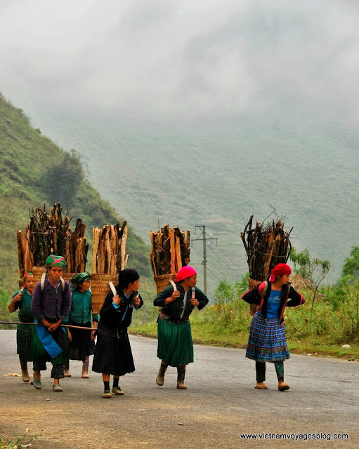 Les habitants dans les régions montagneuses - Photo An Bui