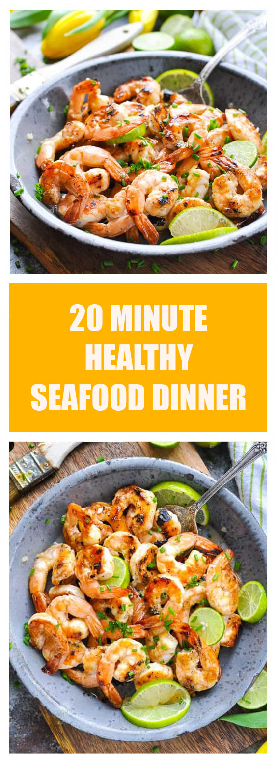 20 Minute Healthy Seafood Dinner