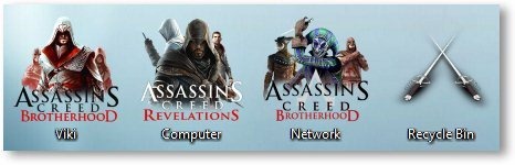 Ассасин крид виндовс 10. Assassin's Creed Theme. Ассасин братство Откровение 5.