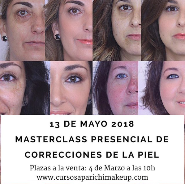 Aparichi Makeup: Blog de Maquillaje y Belleza - Maquilladora Profesional  Madrid: MASTERCLASS PRESENCIAL CORRECCIONES DE LA PIEL