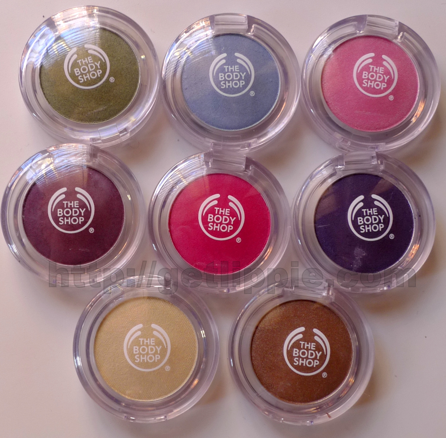 Body Shop Colour Crush Eyeshadows Get Lippie