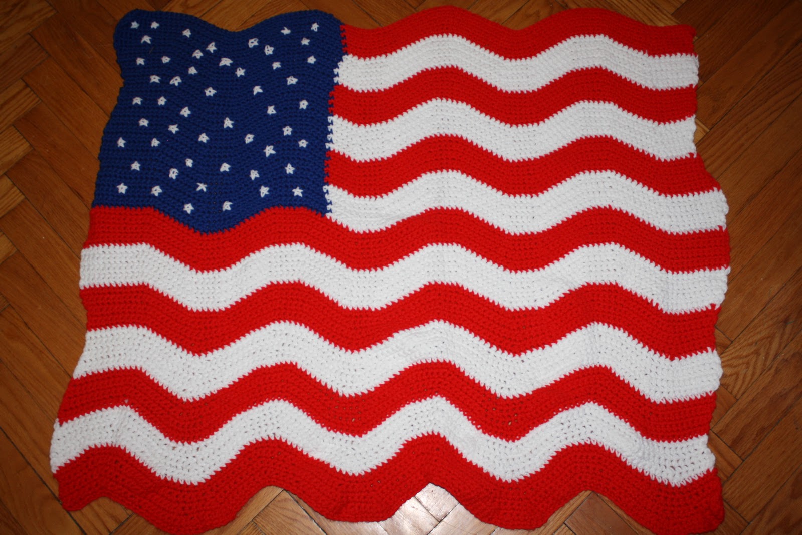 American Flag Distressed Blanket main image 0