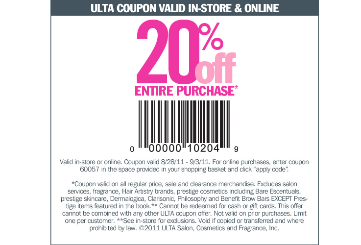 Ulta discount coupons in just retail store printable 2018 - Sunrise coupon codes nov 2018 graphic regarding Printable Dawn Coupons identified as Ulta coupon codes within just retail store printable 2018 - Sunrise coupon codes nov 2018
