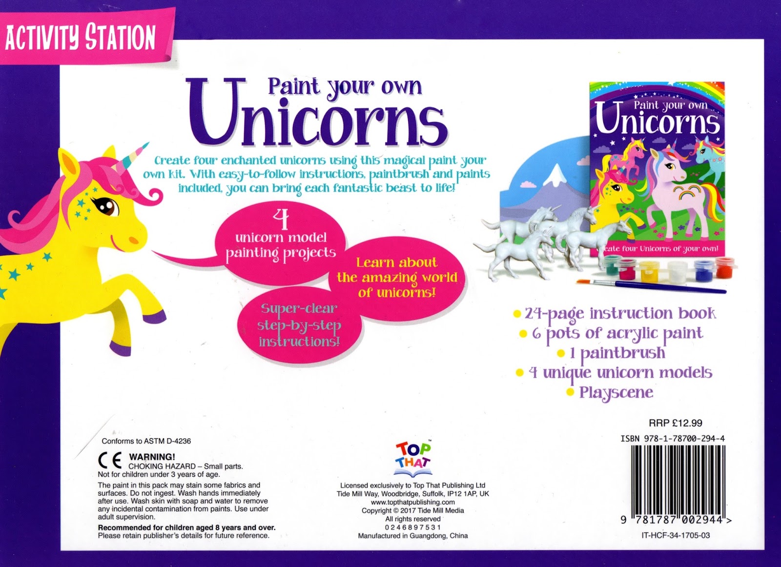 P is for Paint Your Own Unicorns Small Scale World