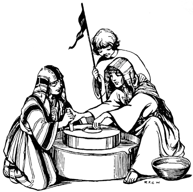 Grinding at The Mill Color The Bible