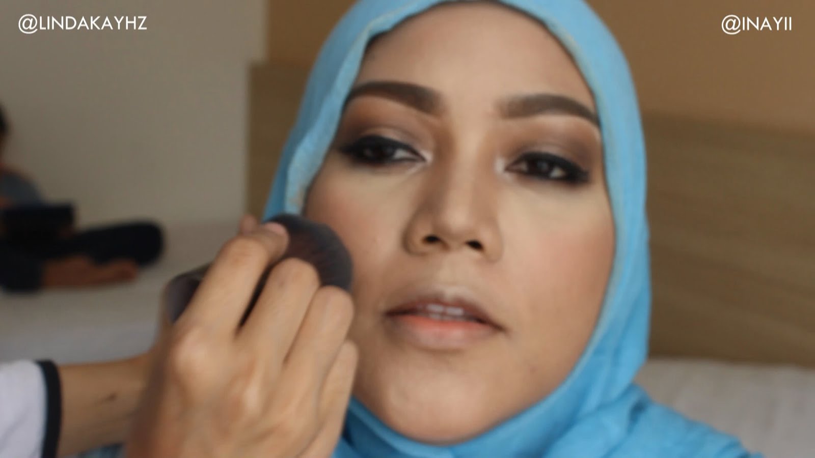 Pink Shimmery Box Linda Kayhz Make Up Beauty Tutorial Review Video