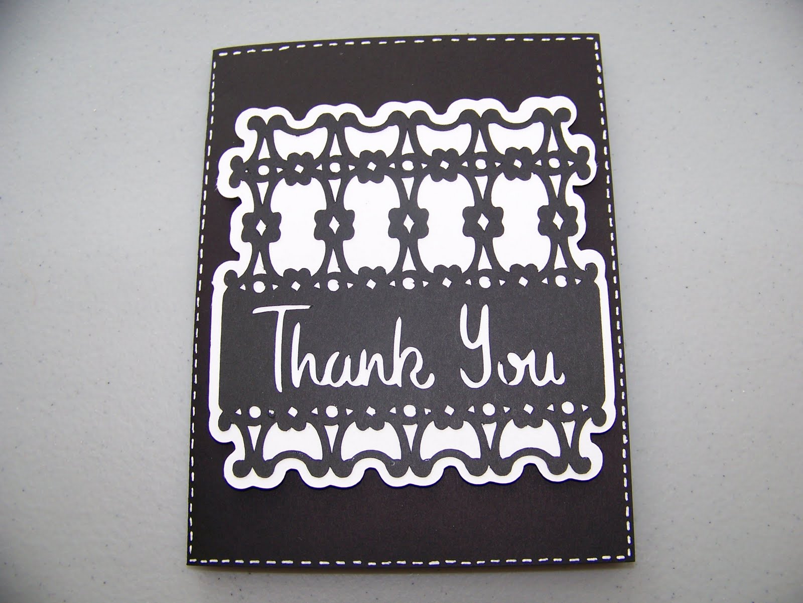 Jen Luvs Cricut Corner Simple Thank You Card