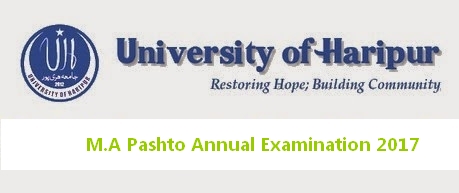 M.A Pashto (Previous), M.Sc Chemistry, Mathematics (Previous) Annual Examination 2017
