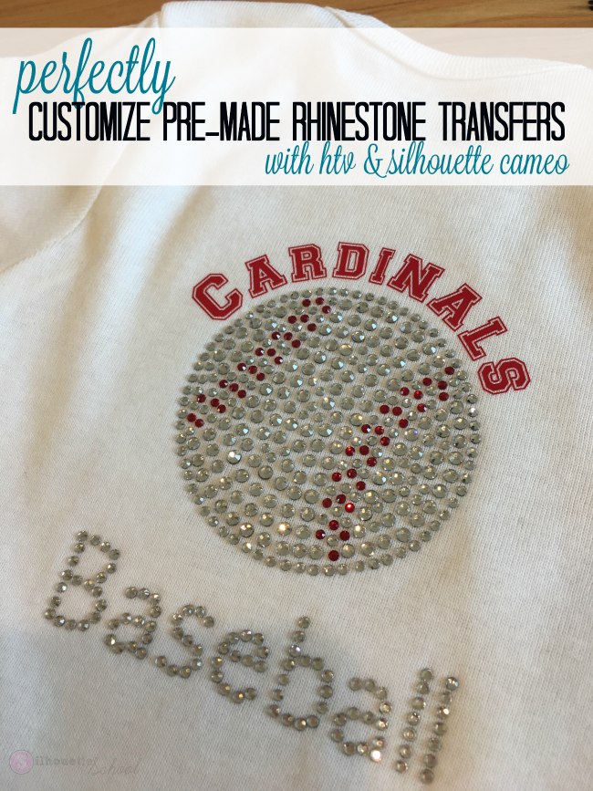Customize PreMade Rhinestone Transfers with Heat Transfers Vinyl