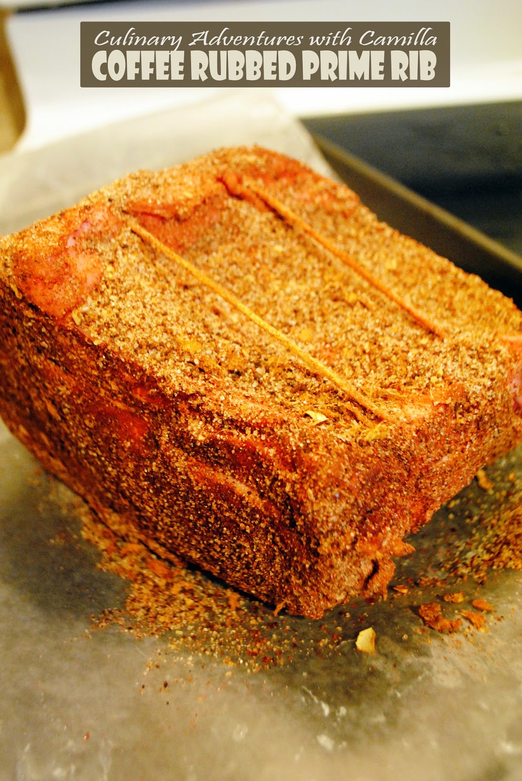 Coffee-Rubbed Prime Rib Roast for #SundaySupper