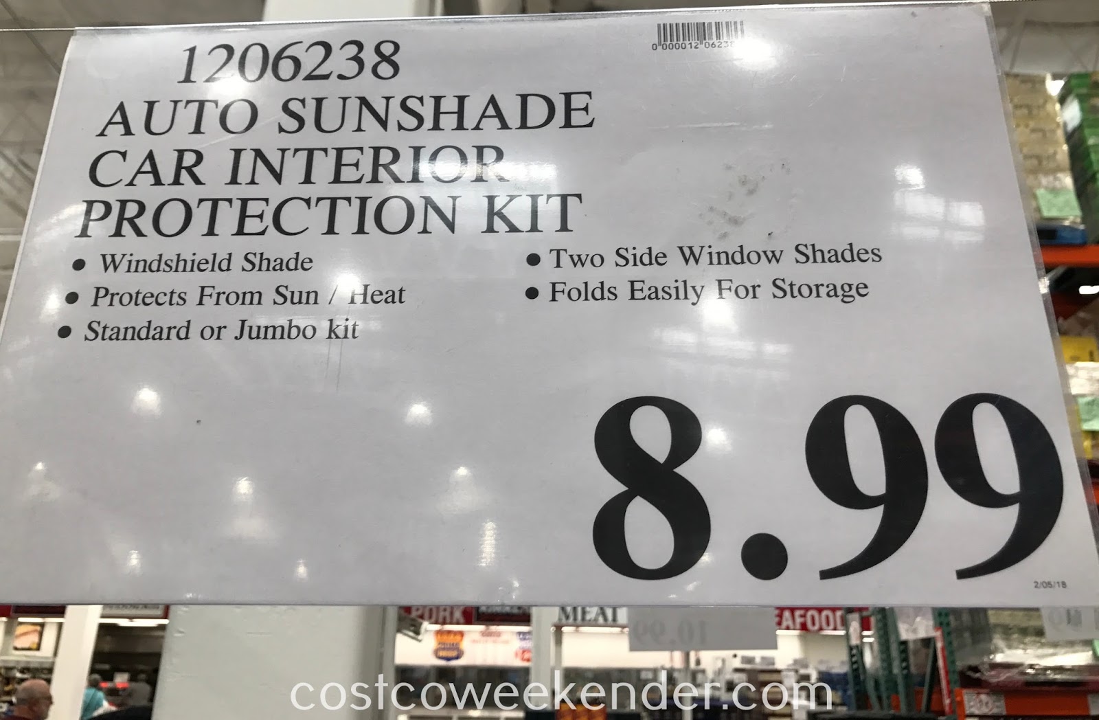 Auto Sunshade Car Interior Protection Kit Costco Weekender