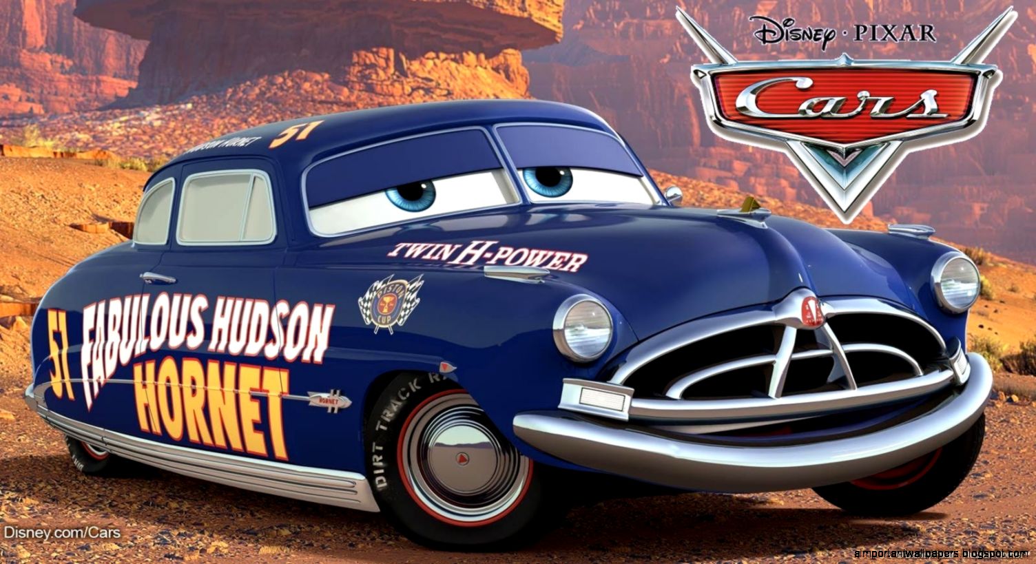 CARS movie character   Doc Hudson Hornet   1 friend from McQueen