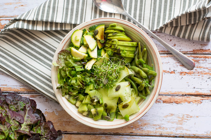 recette Salade verte originale