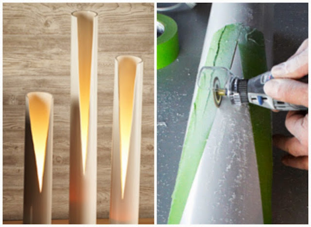Creare una Lampada con il Riciclo Creativo dei tubi in pvc