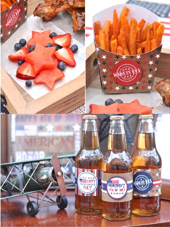 4th of July Party Ideas and Printables - BirdsParty.com