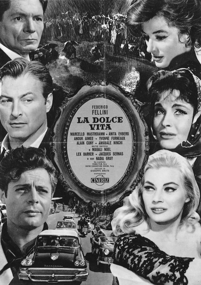La Dolce Vita 1960 Federico Fellini - PosterSpy