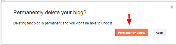 how to delete blog on blogger delete blogger blog, remove blogger blog, permanently delete blogger blog,