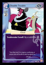 My Little Pony Double Trouble Absolute Discord CCG Card