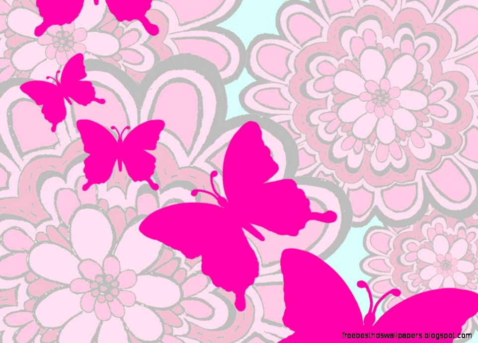 Pink Butterfly Wallpaper Gallery