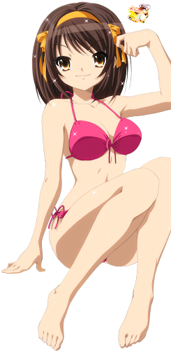 Suzumiya Haruhi no Yuuutsu - Suzumiya Haruhi Render 6