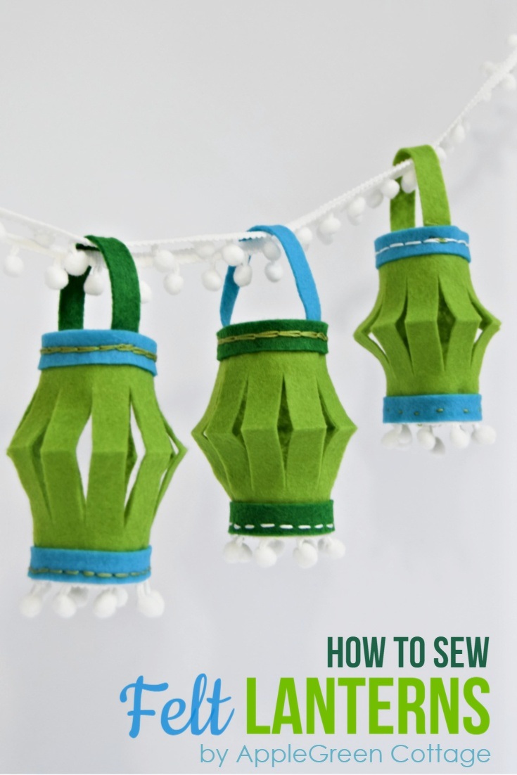 How To Make A Lantern With Felt! AppleGreen Cottage