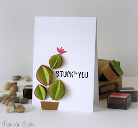 succulent inspired greeting card: a silhouette cameo project