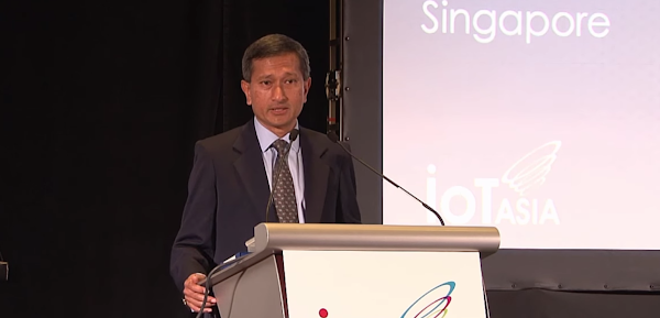 新加坡外交部長暨智慧國家專案主席維文博士Dr Vivian Balakrishnan 新加坡外交部長暨智慧國家專案主席維文博士Dr Vivian Balakrishnan