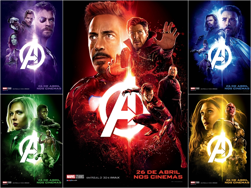 CINEMA Vingadores Guerra Infinita Pôsteres CINEMA Vingadores Guerra Infinita Pôsteres