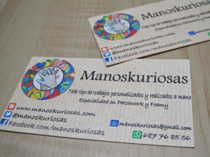 Tarjeta de presentacion manoskuriosas