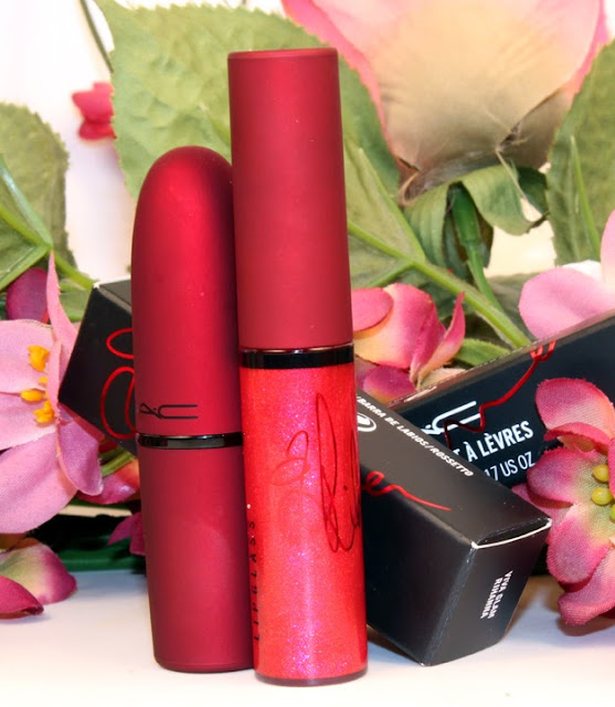 Mac Viva Glam Rihanna Lipstick and Lipglass