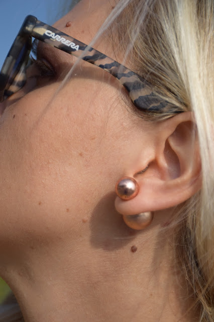 occhiali da sole carrera orecchini majique majique london earrings mariafelicia magno fashion blogger 
