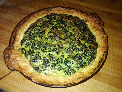 Quiche De Espinacas Y Pollo
