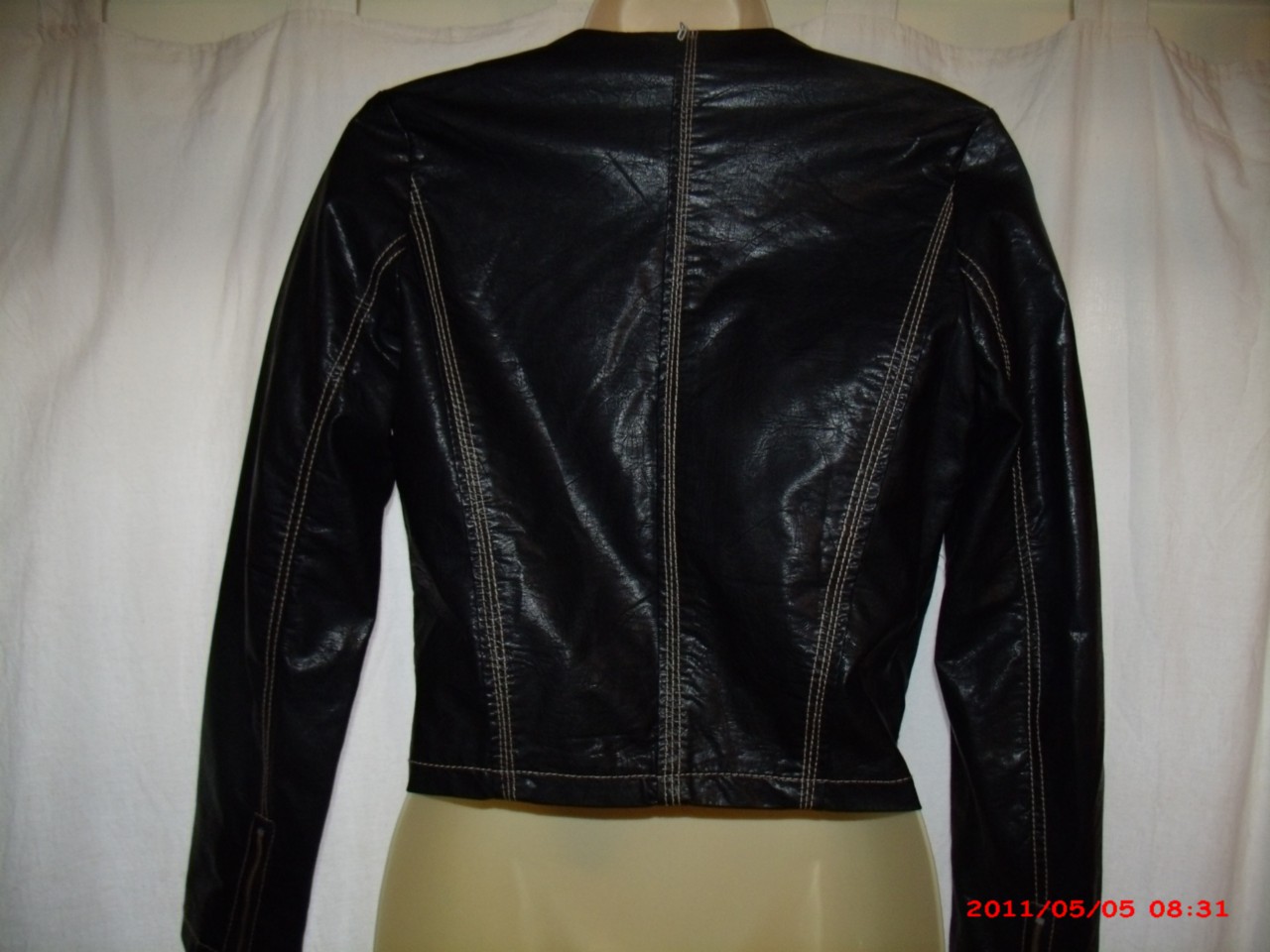 New and Loved Fashion Warehouse: A RARE Genuine Black Leather Women's ...