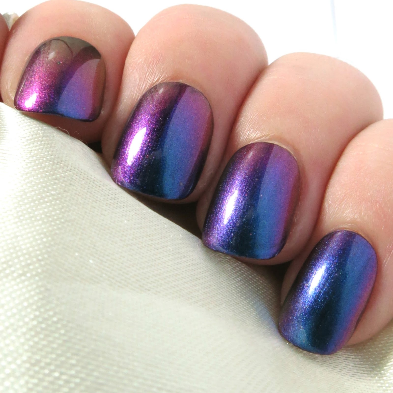 Amazing Short Purple Nails!