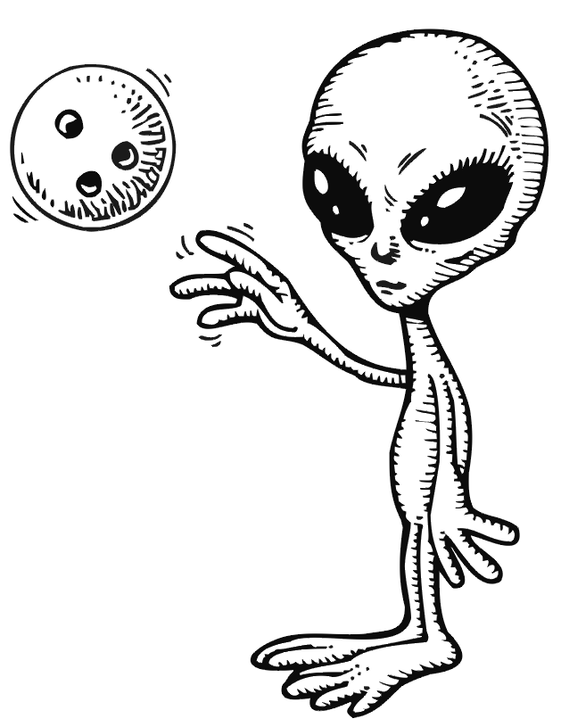 ufo coloring pages for kids - photo #4