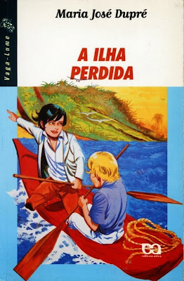 A ilha perdida. Maria José Dupré. Editora Ática. Série Vaga-Lume. 1999 (38ª edição). ISBN: 85-08-02681-1. Capa de Edmundo Rodrigues (ilustração) e Ary Almeida Normanha (leiaute). Ilustrações de Edmundo Rodrigues.