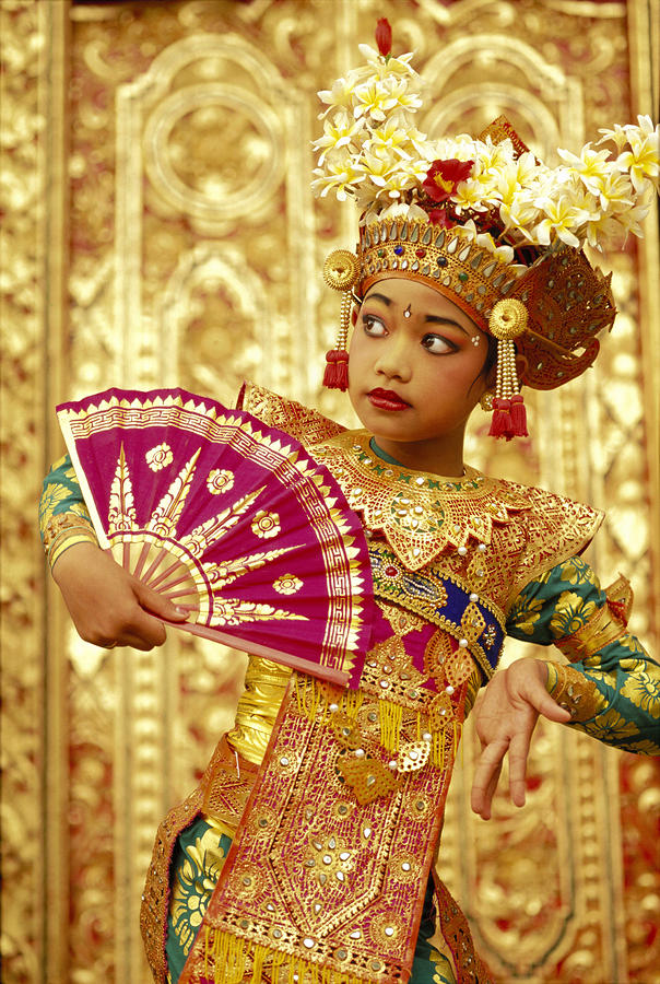 Indonesian girl Legong dancer