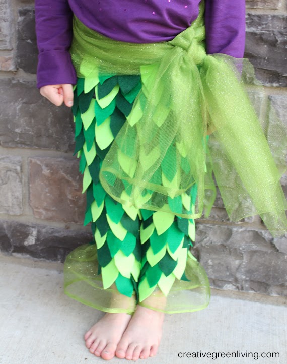 Mermaid Costume Tutorial {includes no sew option!} Creative Green Living