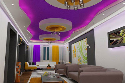 POP false ceiling plaster of Paris ceiling designs for large living room hall 2019
