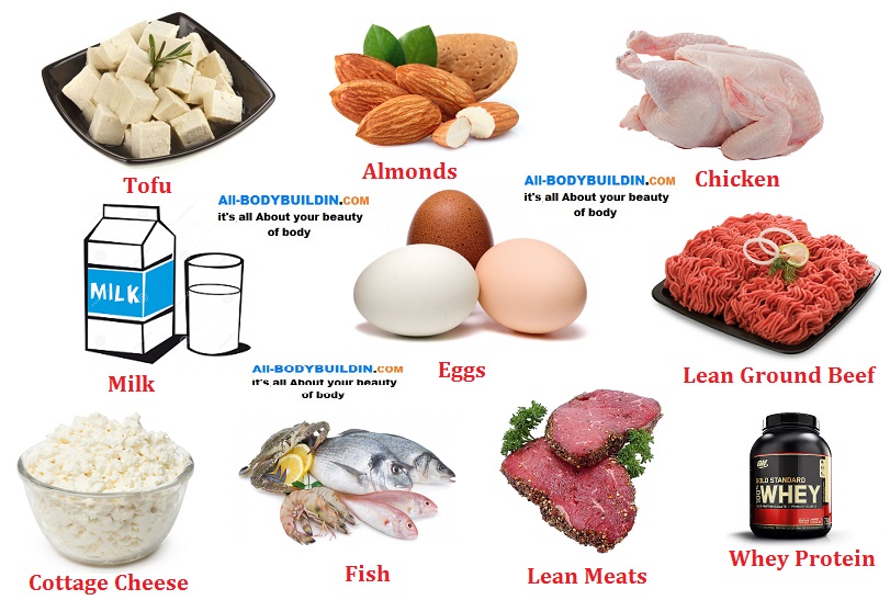 Top 10 Foods For Muscle Building ~ multiple fitness
