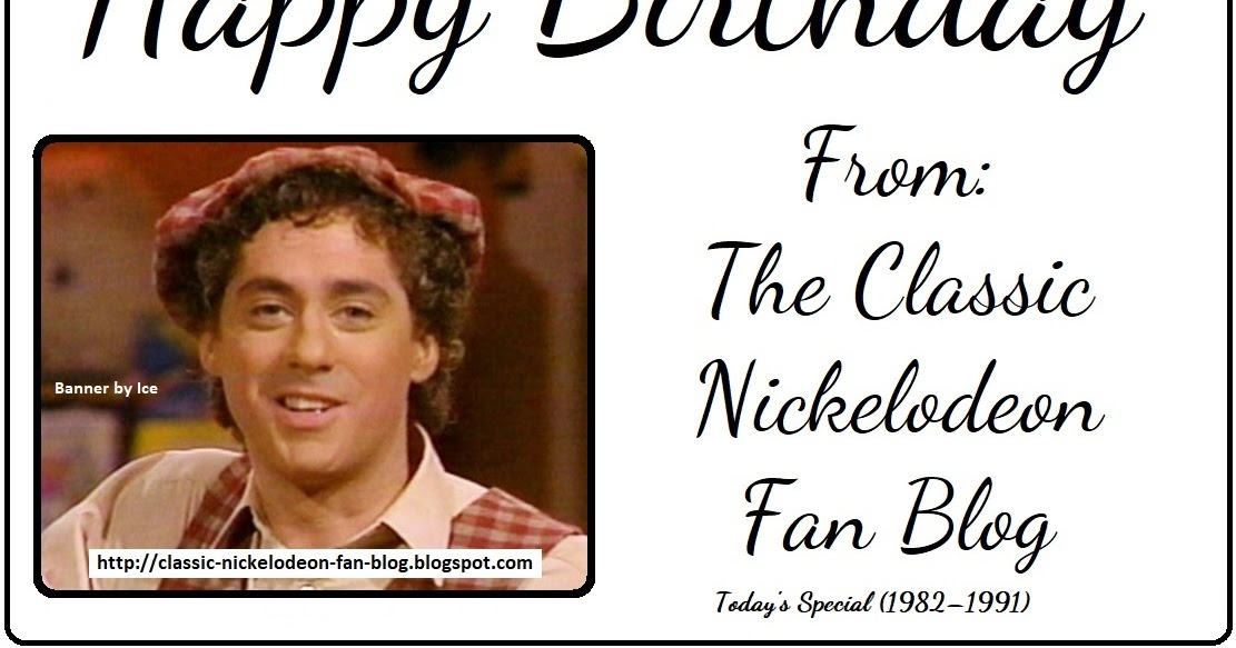 The Classic Nickelodeon Fan Blog: Happy Birthday Jeff