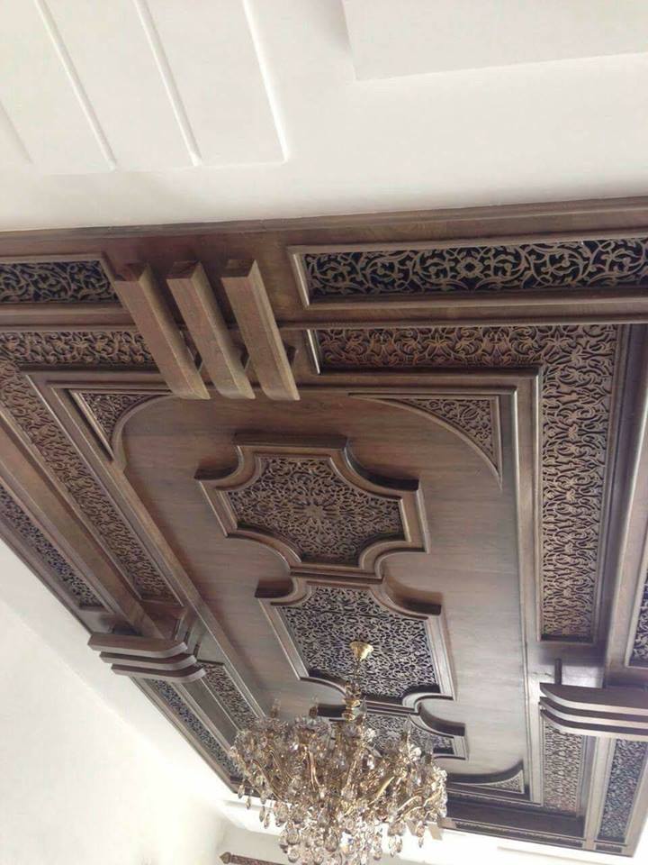 faux plafond bois suspendu ADM plus Sigma décoration