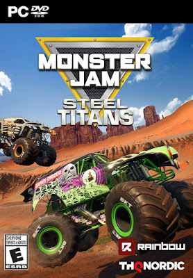 Monster Jam Steel Titans Game Cover Pc