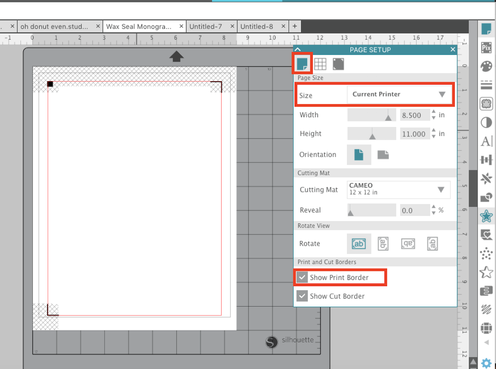 Silhouette Studio Hack for Turning Cut Designs into Print and Cut