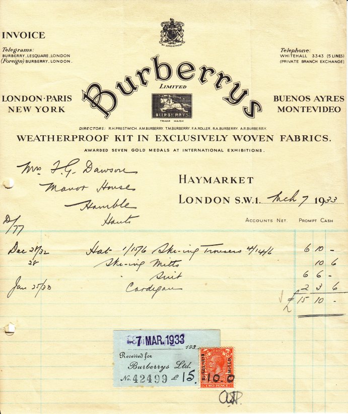 burberry ltd