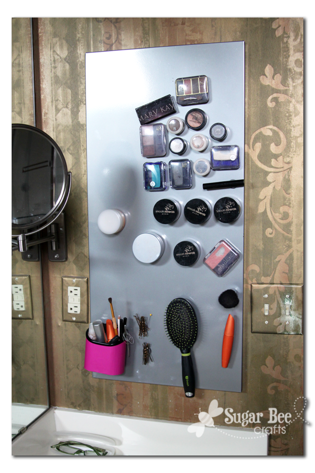 Magnetic Makeup Organizer Sugar Bee Crafts