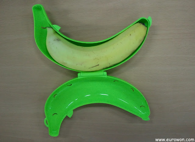 Funda para plátanos con una banana