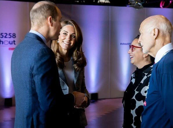 Kate Middleton wore Smythe 2 button blazer, Gianvito Rossi Piper suede pumps, Mappin and Webb empress drop earrings