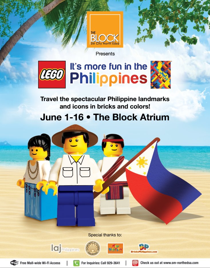 Philippines map built with LEGO bricks Weekend Lakwatsero