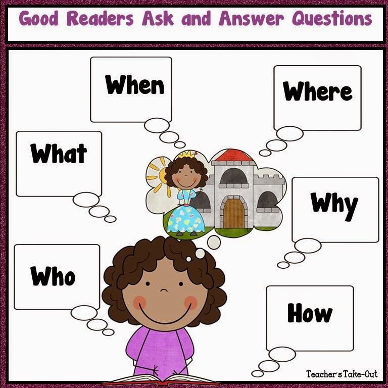 Teacher's Take-Out: Ask and Answer Questions CCSS - Freebie!